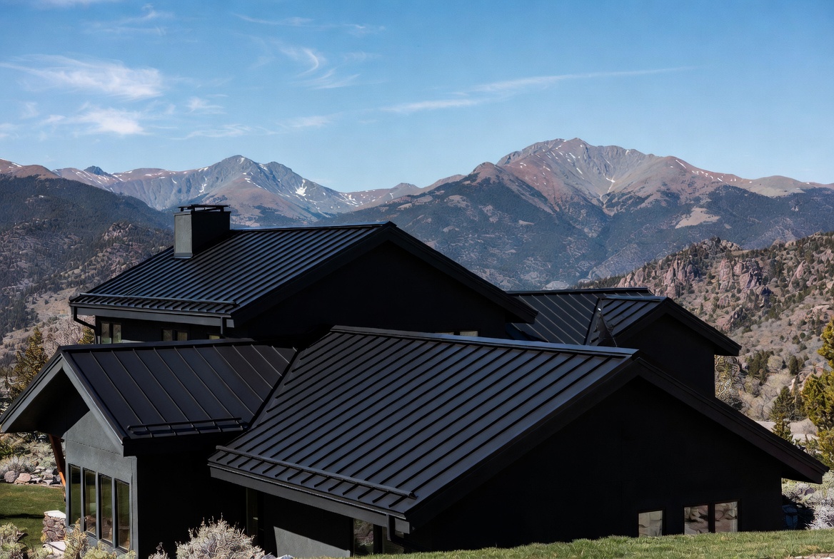 Standing seam metal roof in Aurora, Colorado