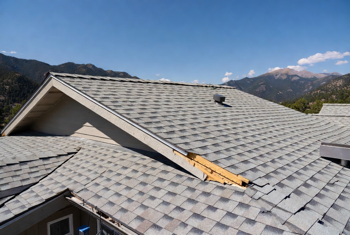 Roof repair project